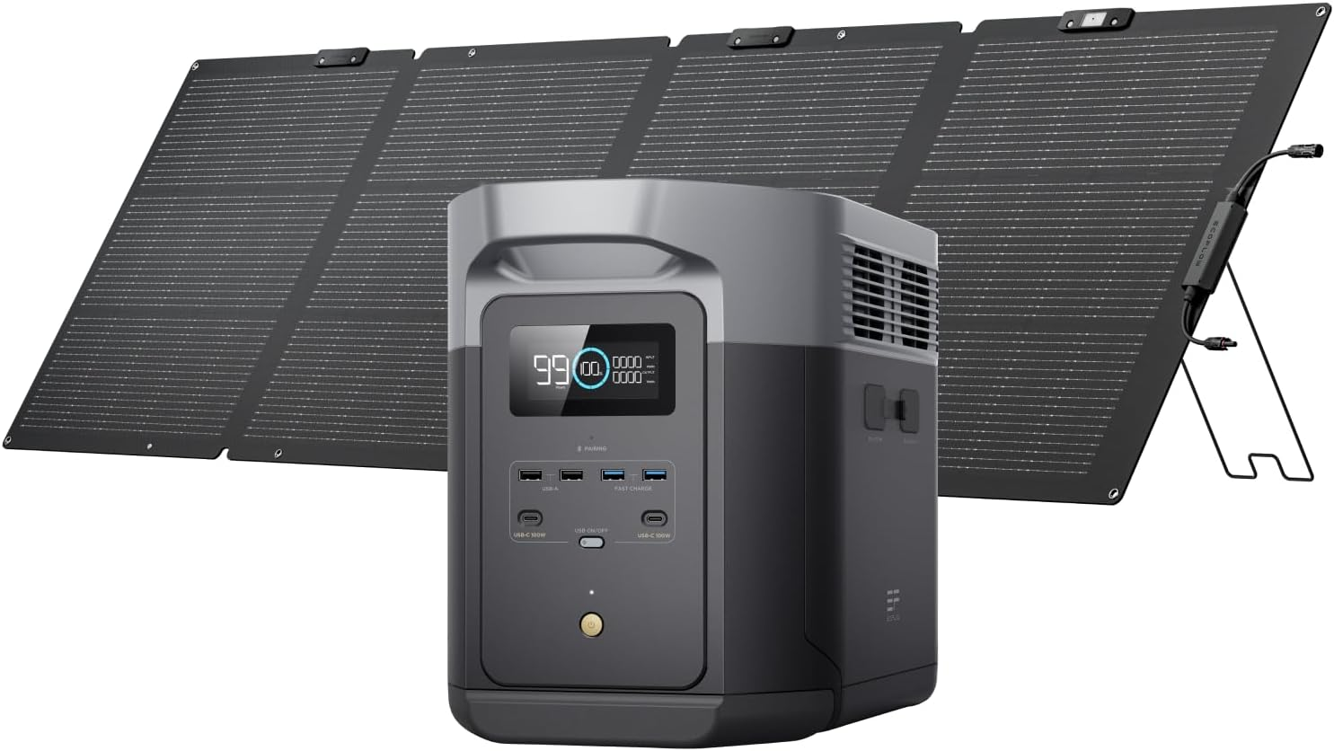 EF ECOFLOW DELTA 2 Max with 220W Solar Panel product image
